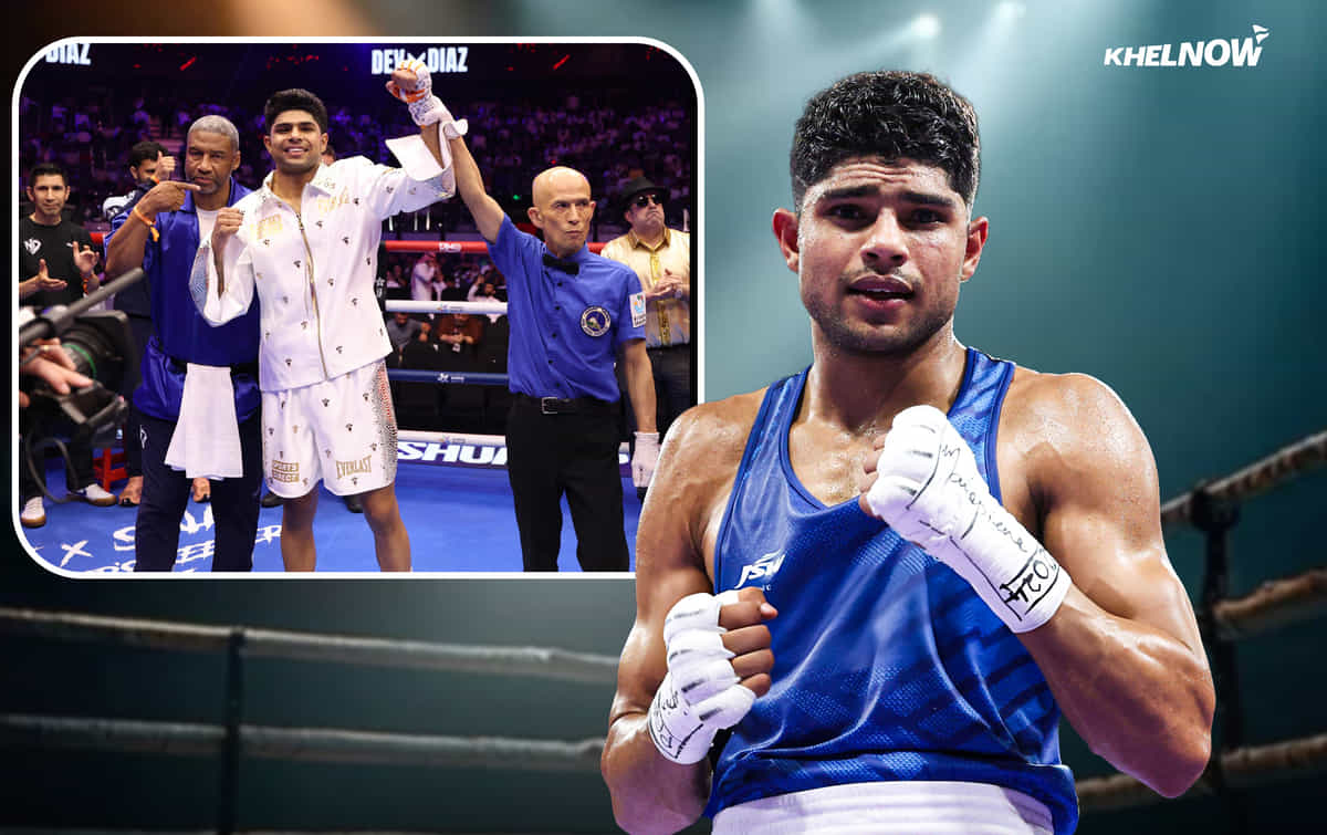 Nishant Dev secures first-round knockout win over Cesar Diaz, extends unbeaten run