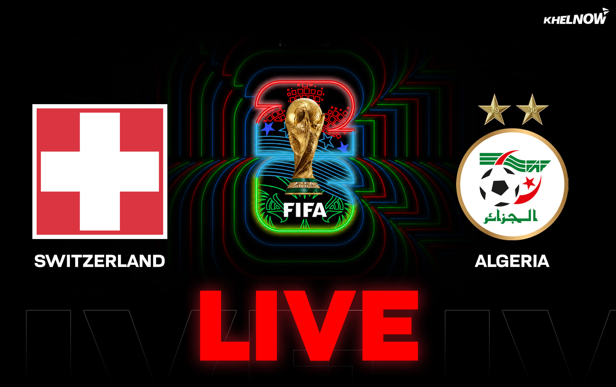 Switzerland vs Algeria LIVE streaming, TV channel, kick-off time & where to watch FIFA World Cup 2026 Round of 32