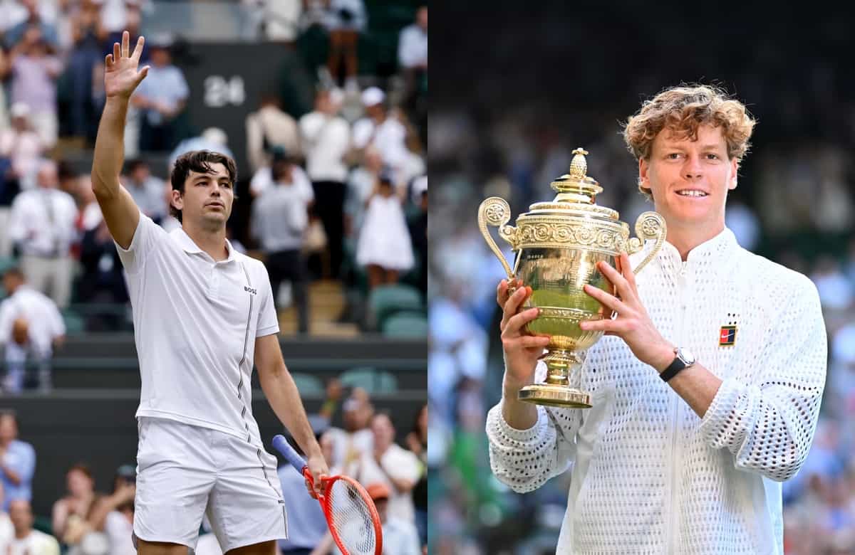 Top five men's singles players with most wins in 2026 grass season