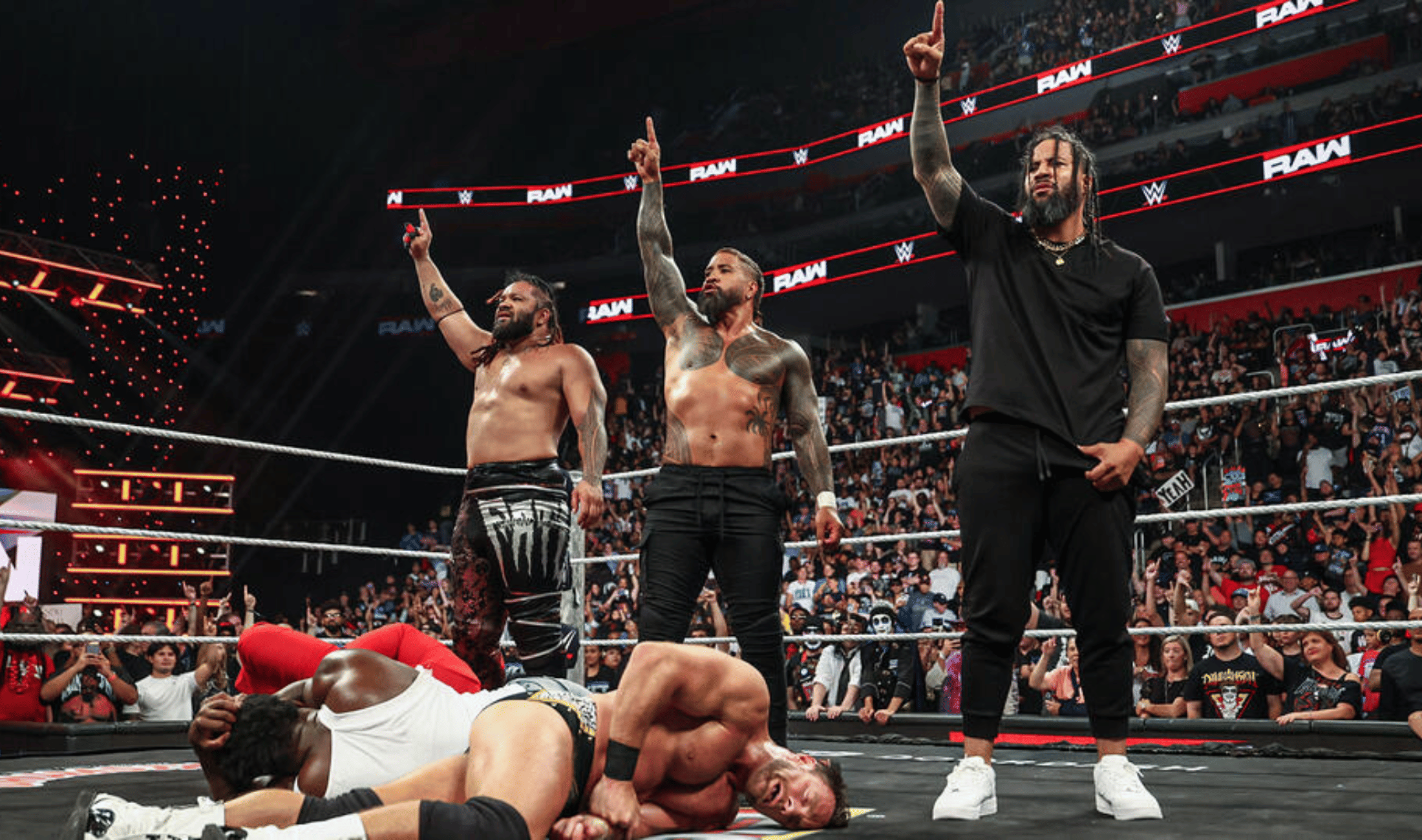 WWE Raw Results & Winners (July 20, 2026): The Bloodline dismantle LA Knight & co. before SummerSlam; Danhausen teams with Iyo Sky & Joe Hendry; Seth Rollins drops Jacob Fatu & more