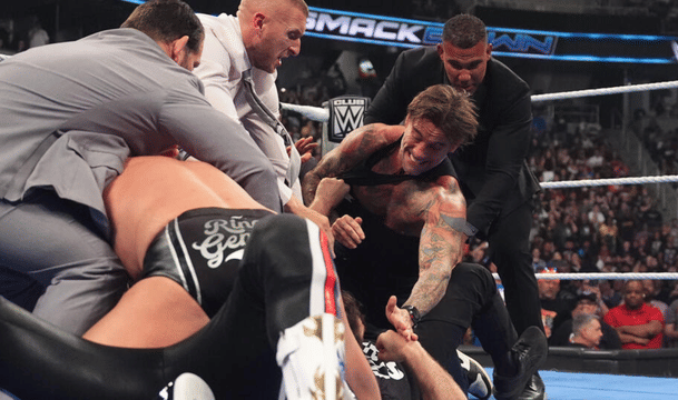 WWE SmackDown July 17, 26 Gunther, Sami Zayn, Cody Rhodes & CM Punk brawl ahead of SNME