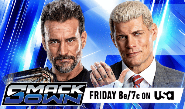 WWE SmackDown Poster Cody Rhodes & CM Punk