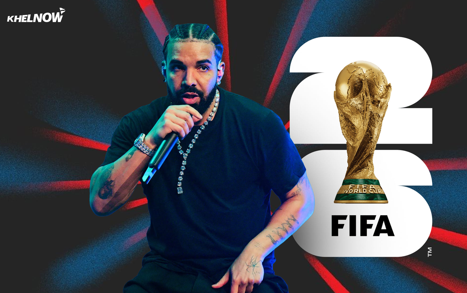 Drake in attendance for Portugal vs Croatia FIFA World Cup 2026 Round of 32 clash