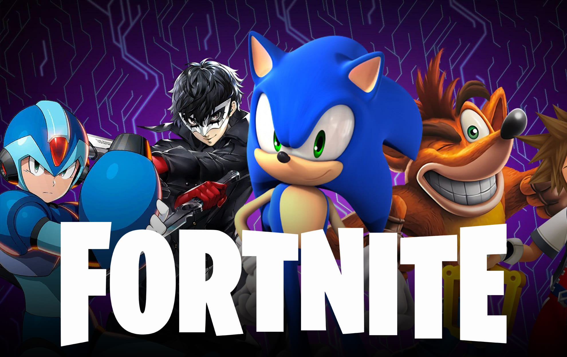 Fortnite Chapter 7 Season 4 leaks hint at Sonic, Sora, Mega Man & Crash Bandicoot Collabs