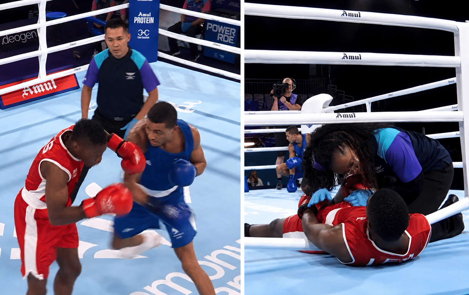 WATCH: Boxer requires medical help after being knocked out at Commonwealth Games 2026