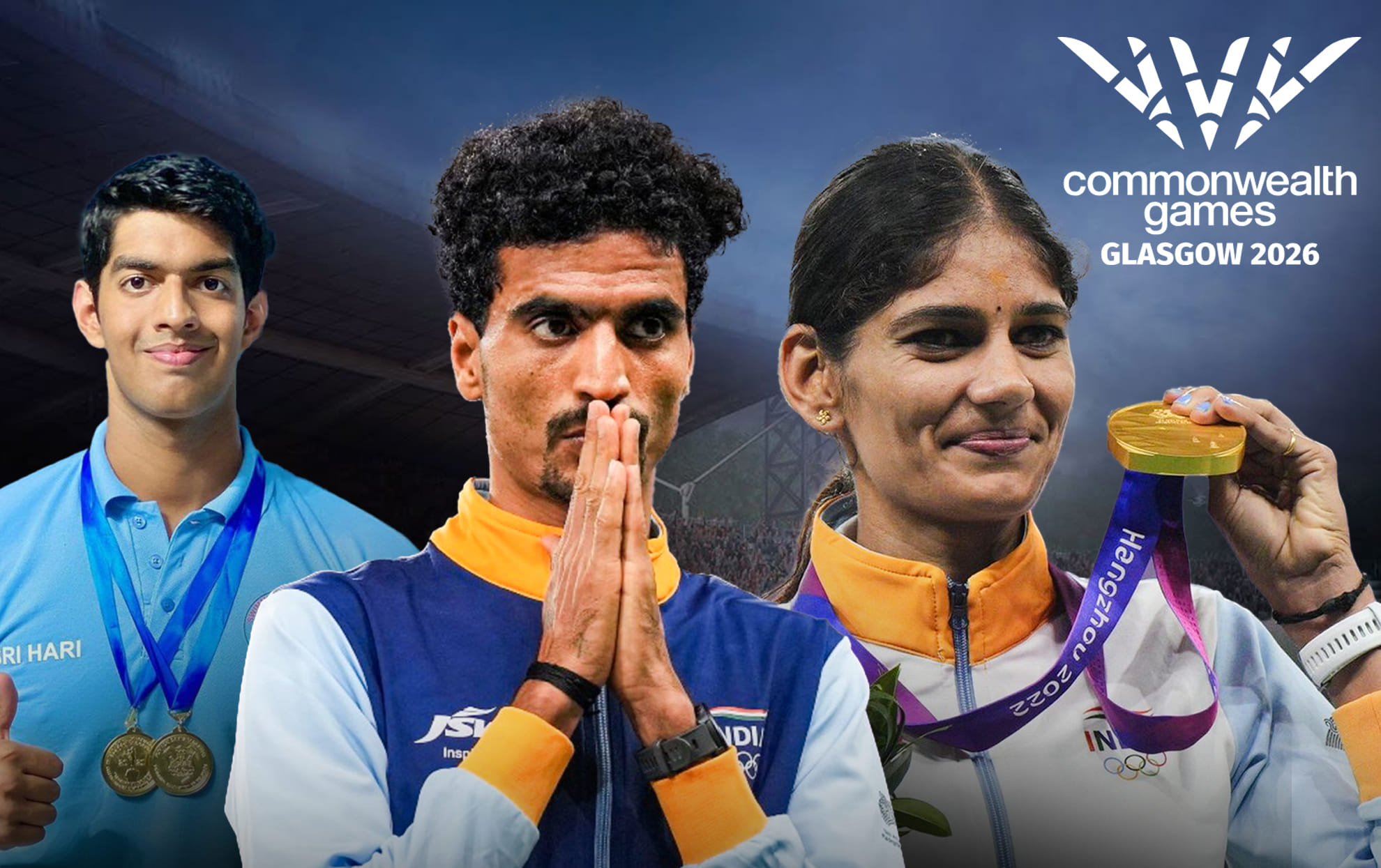 List of all Indian athletes who will compete in multiple events at Commonwealth Games 2026