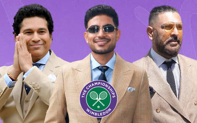 Why do so many Indian cricketers turn up at Wimbledon?