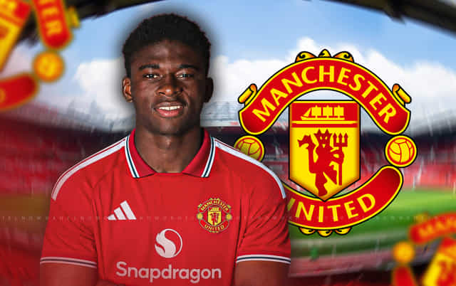 Which shirt number will Carlos Baleba wear at Manchester United?