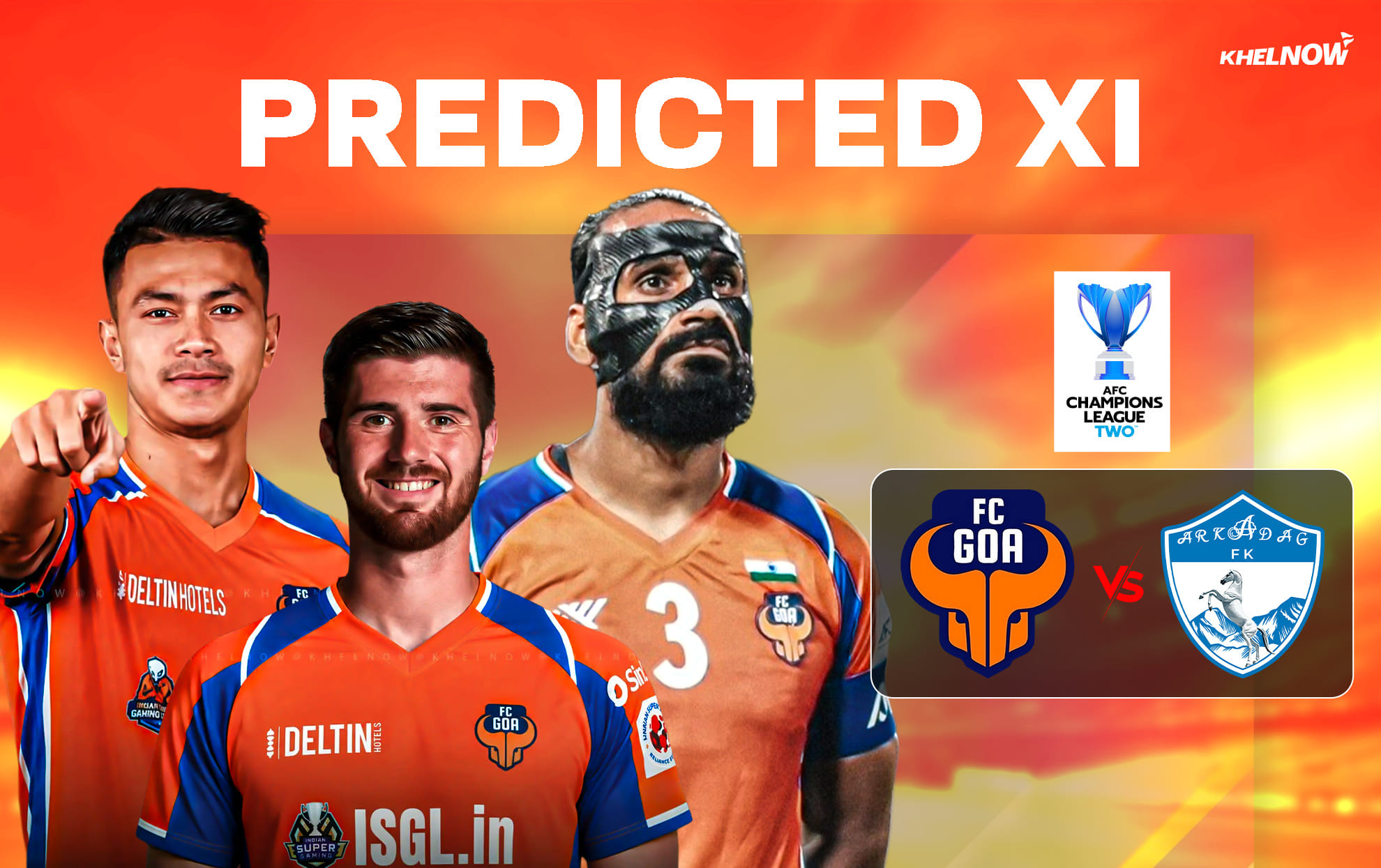 How can FC Goa line up against FK Arkadag in AFC Champions League Two Preliminary Stage?