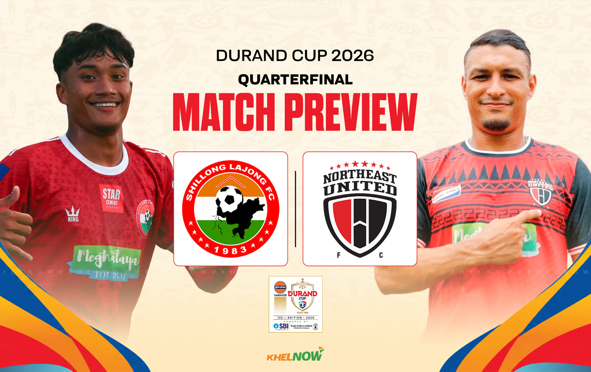 Shillong Lajong FC vs NorthEast United FC Preview - Team news, lineups | Durand Cup 2026