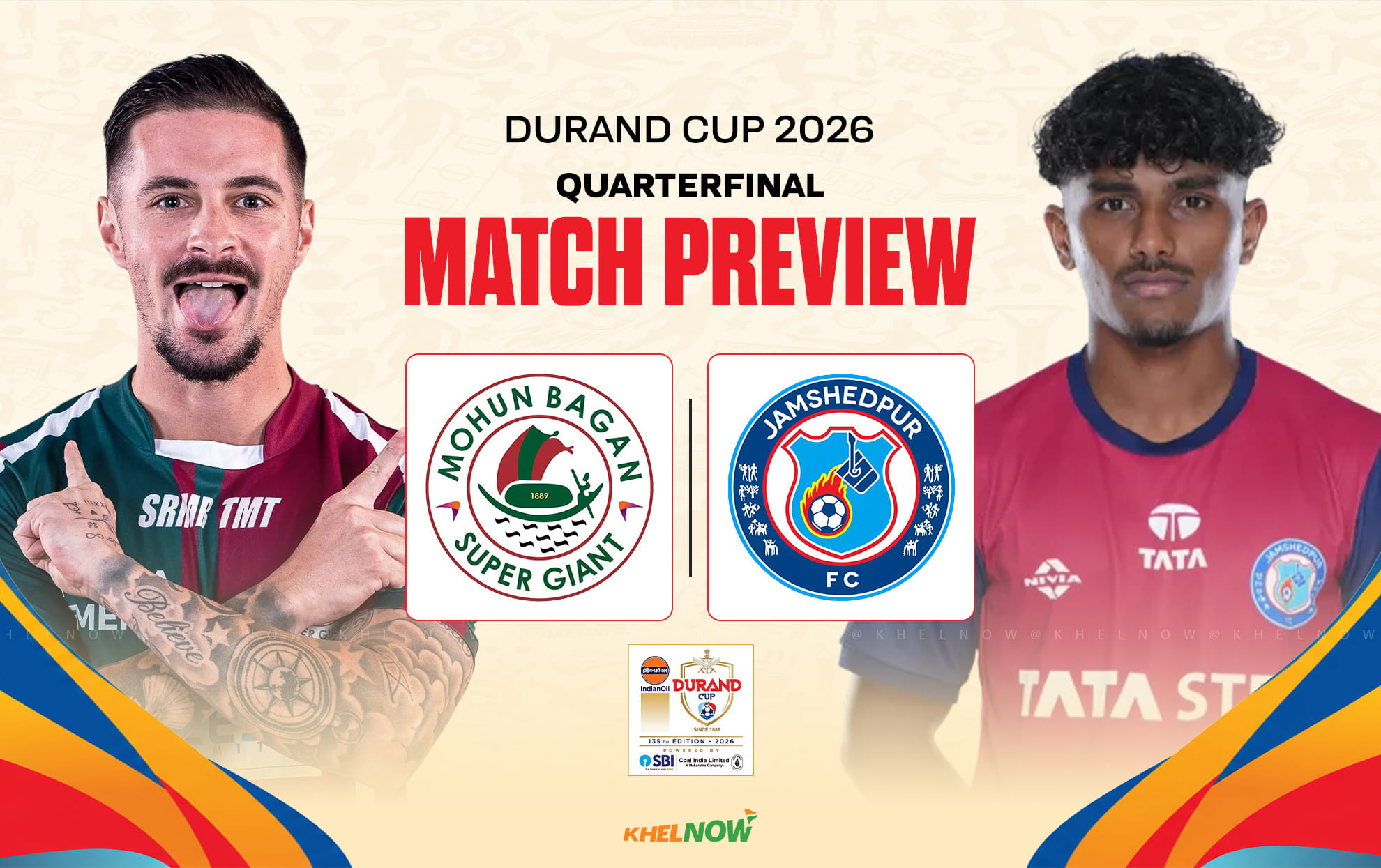 Mohun Bagan SG vs Jamshedpur FC Preview – Team news, lineups | Durand Cup 2026