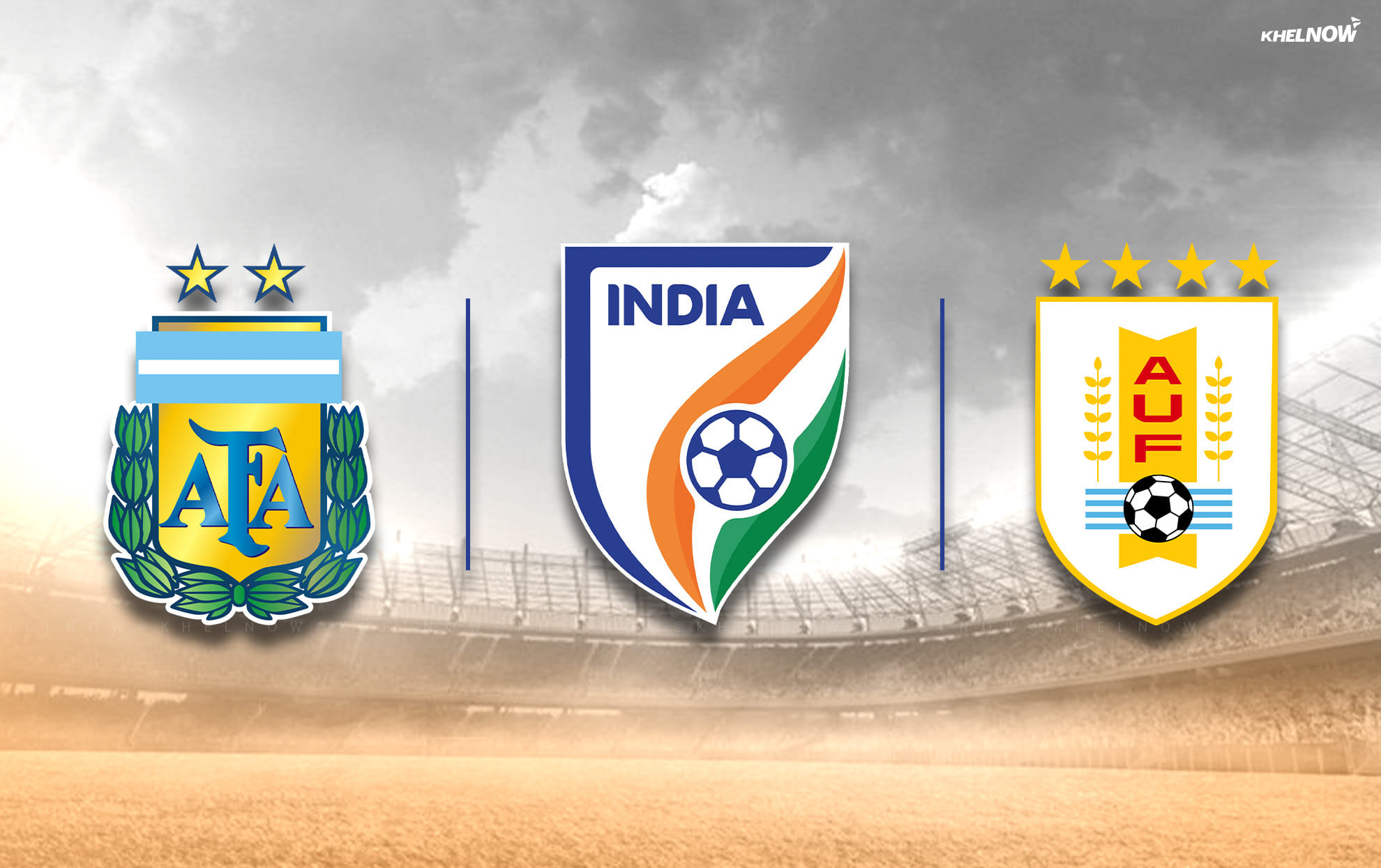 Biggest national football teams to have played in India