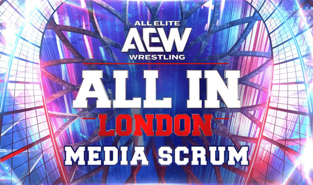 AEW All In London - Post Show Media Scrum