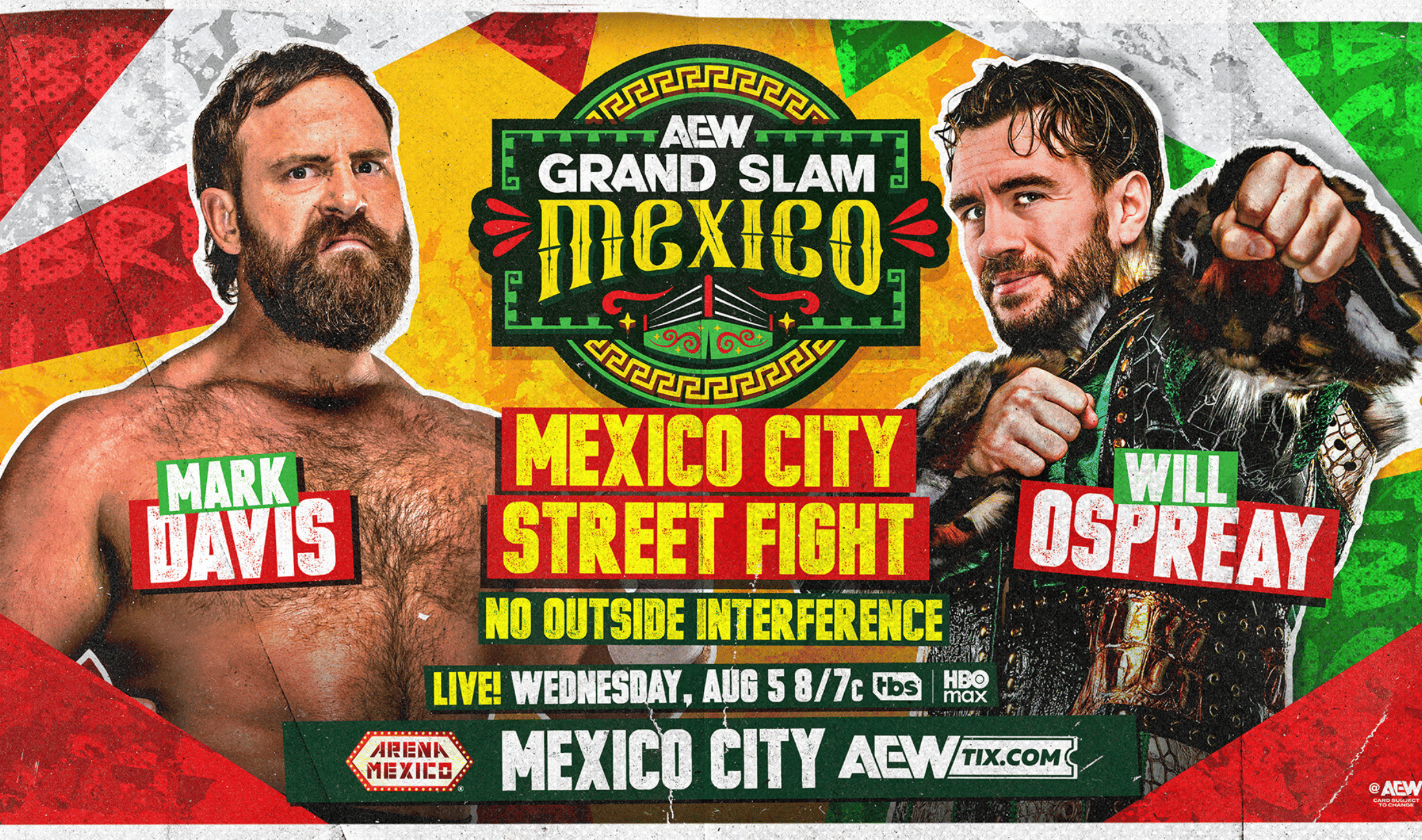 AEW Grand Slam Mexico 2026 - Match card, start time & where to watch