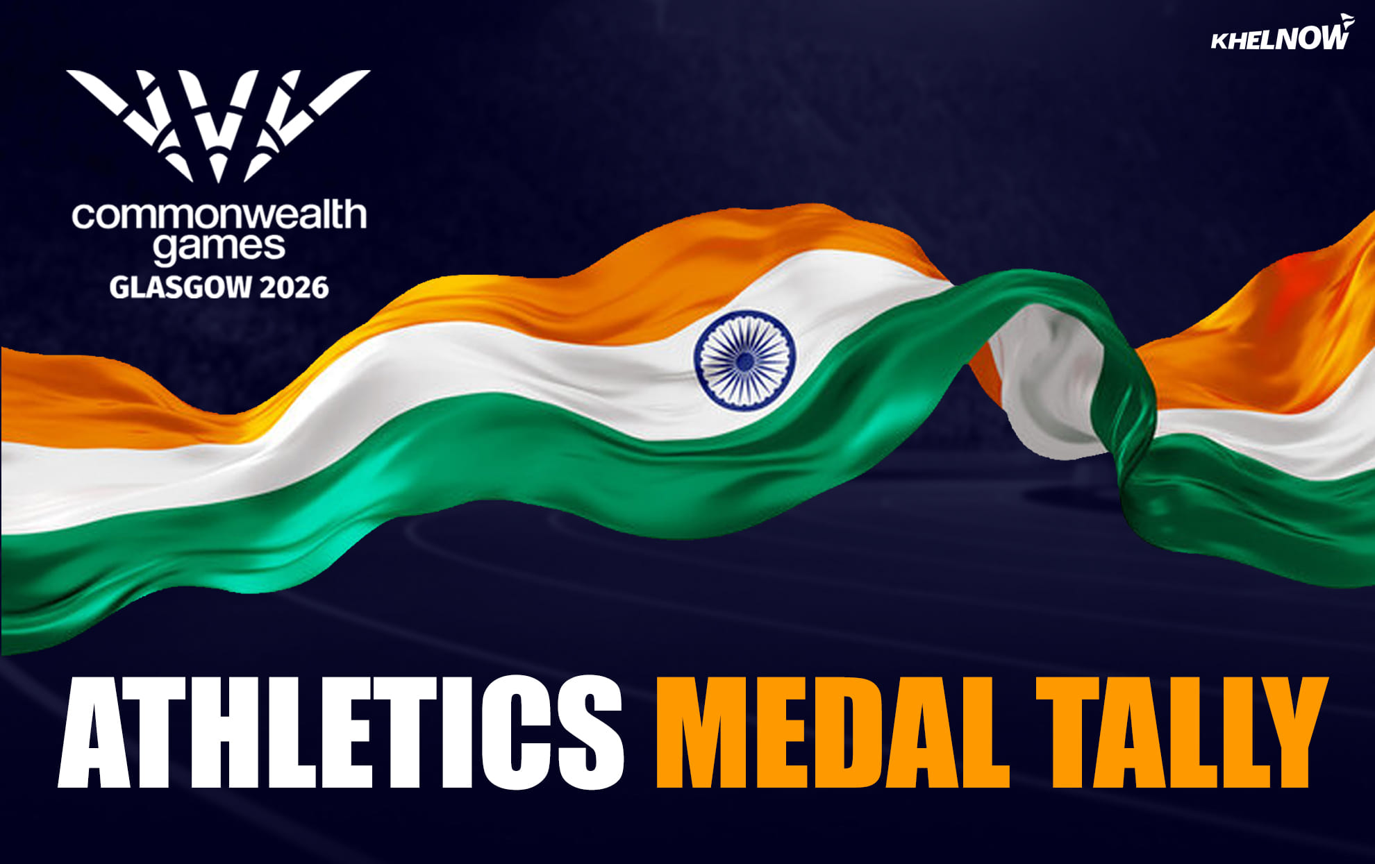 Where do India rank in Athletics medal tally at Commonwealth Games 2026?