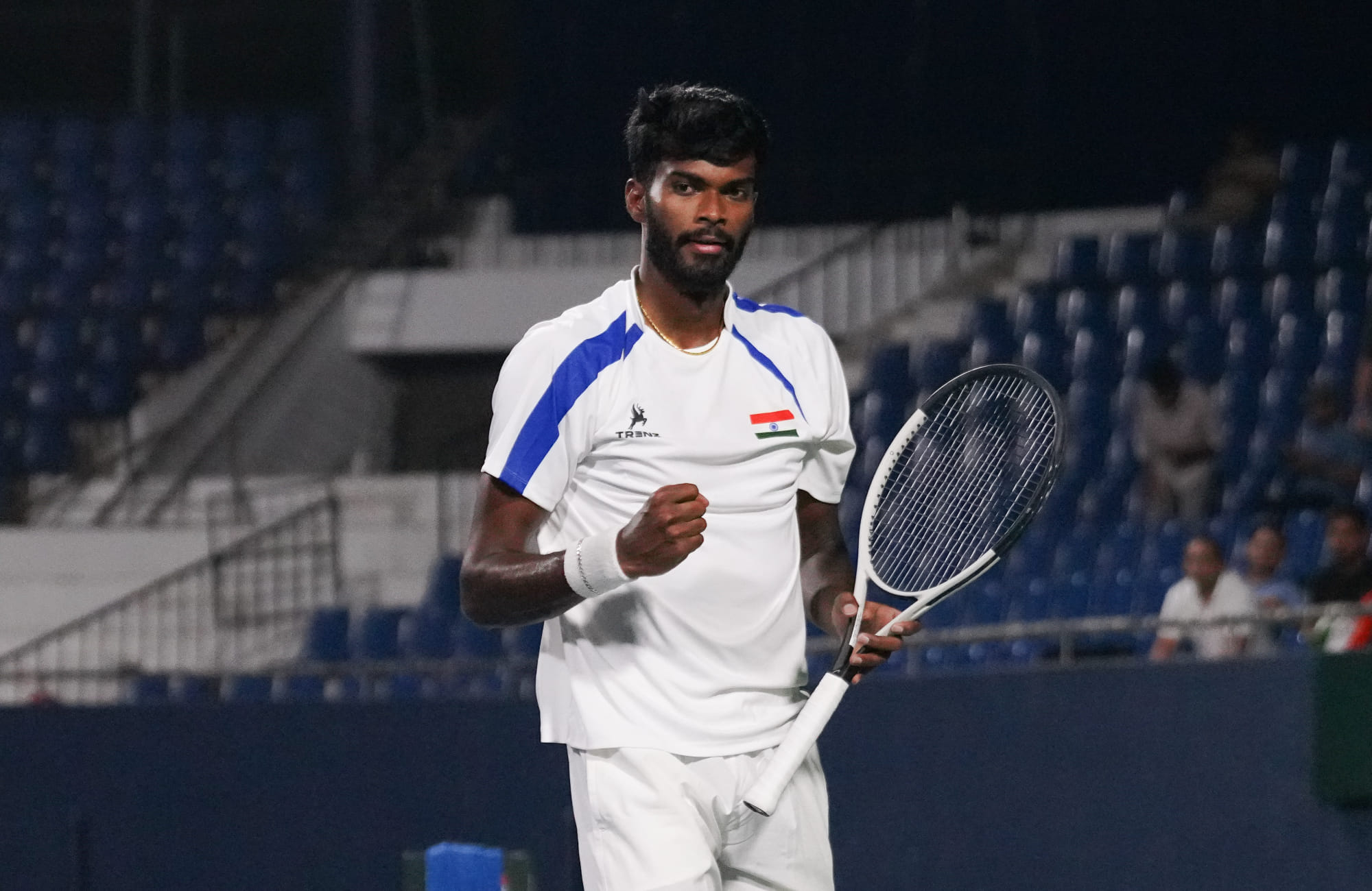 Dhakshineswar Suresh stuns World No. 77 at Winston-Salem Open 2026
