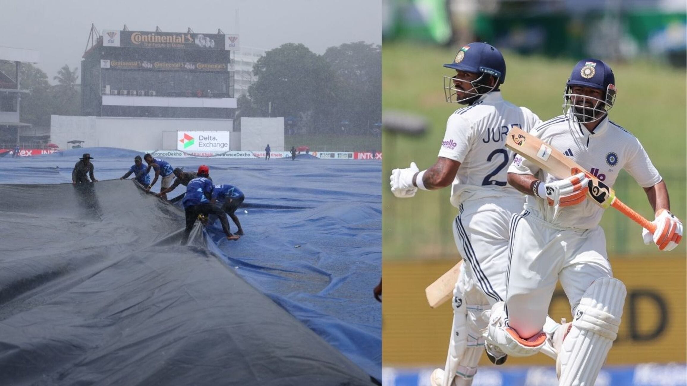 SL vs IND 2nd Test Weather Forecast: Rain forces early tea in Colombo on Day 2