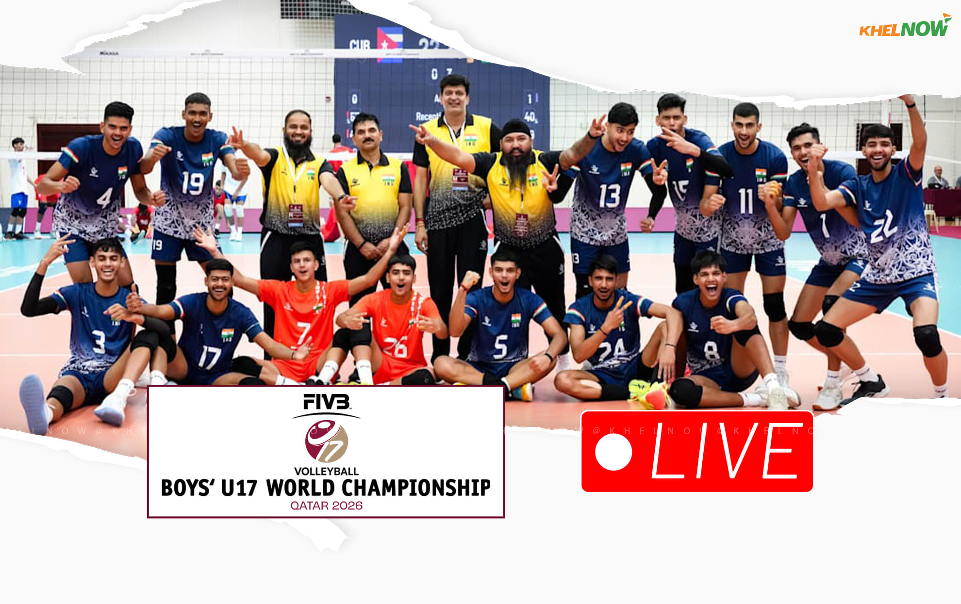 FIVB Volleyball Boys U17 World Championship 2026 live streaming, TV channel, where & how to watch?