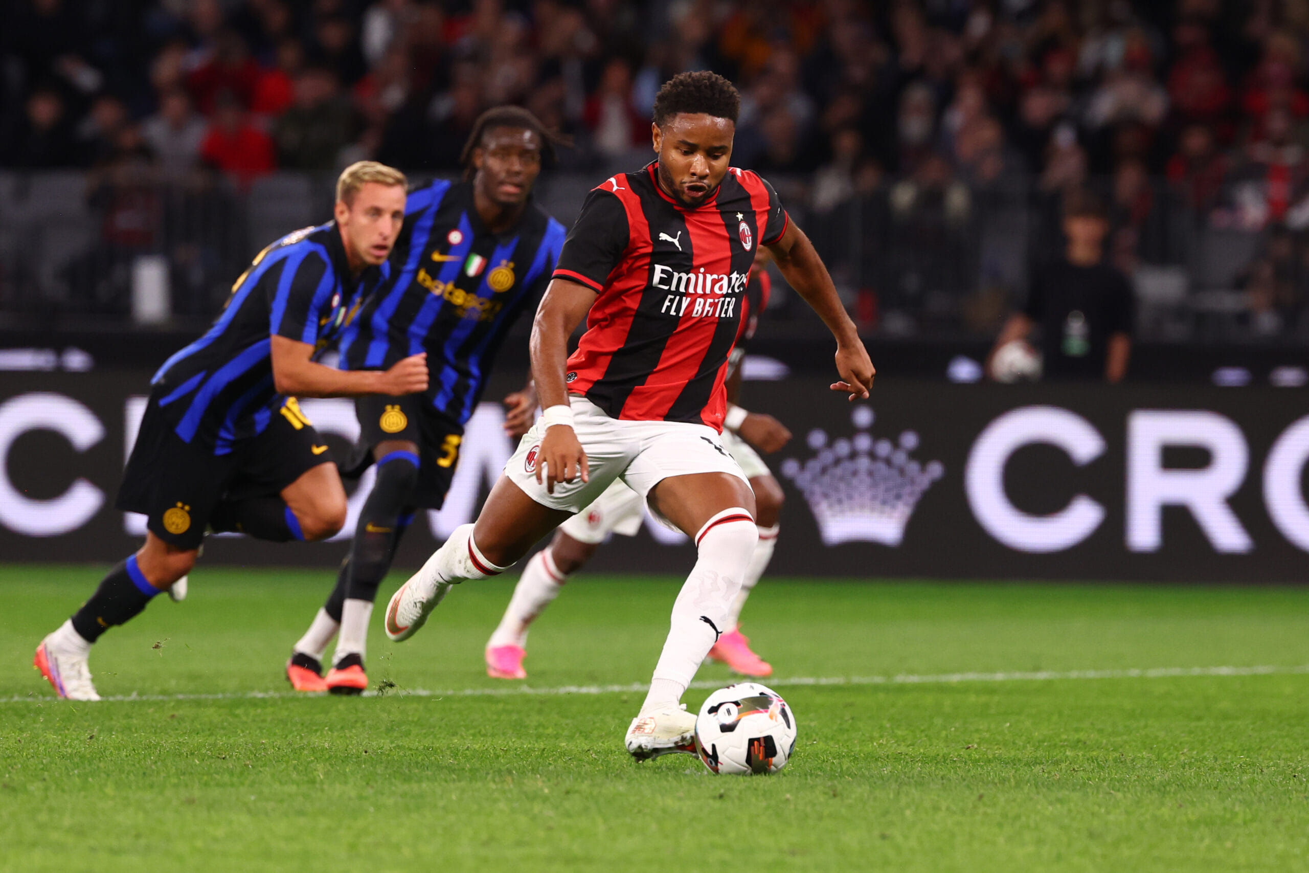 AC Milan 1-1 Inter Milan in pre-season friendly at Optus Stadium