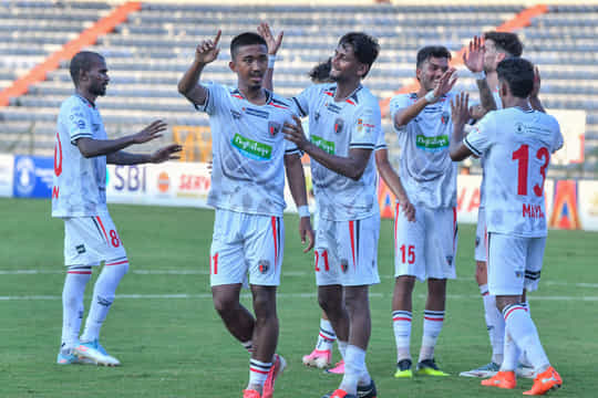 NorthEast United FC thrash 3-1 to complete perfect group stage campaign
