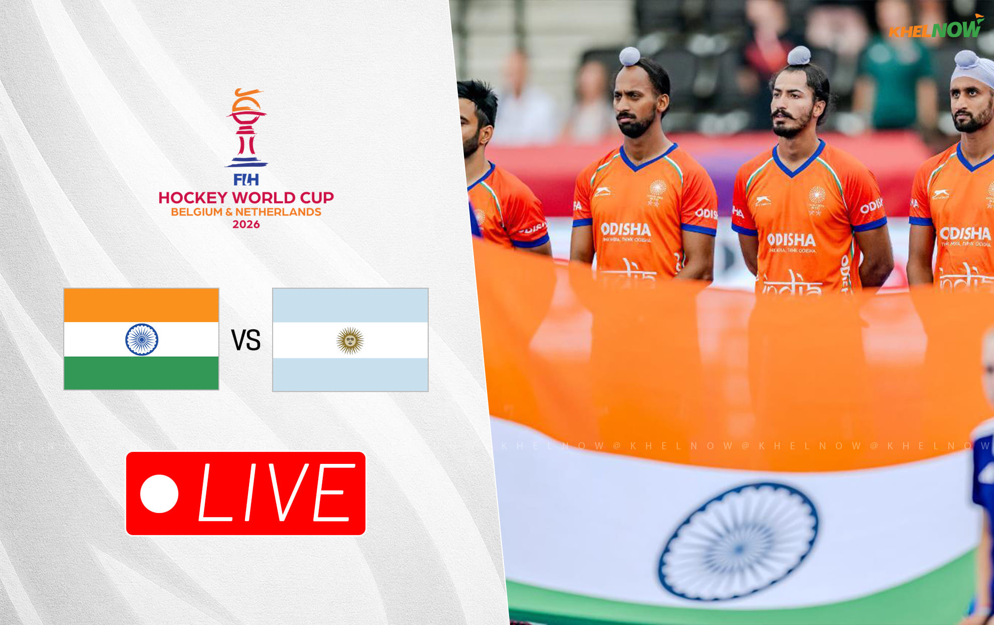 India vs Argentina Live Updates, Mens Hockey World Cup 2026 India vs Argentina Live Updates, Mens Hockey World Cup 2026