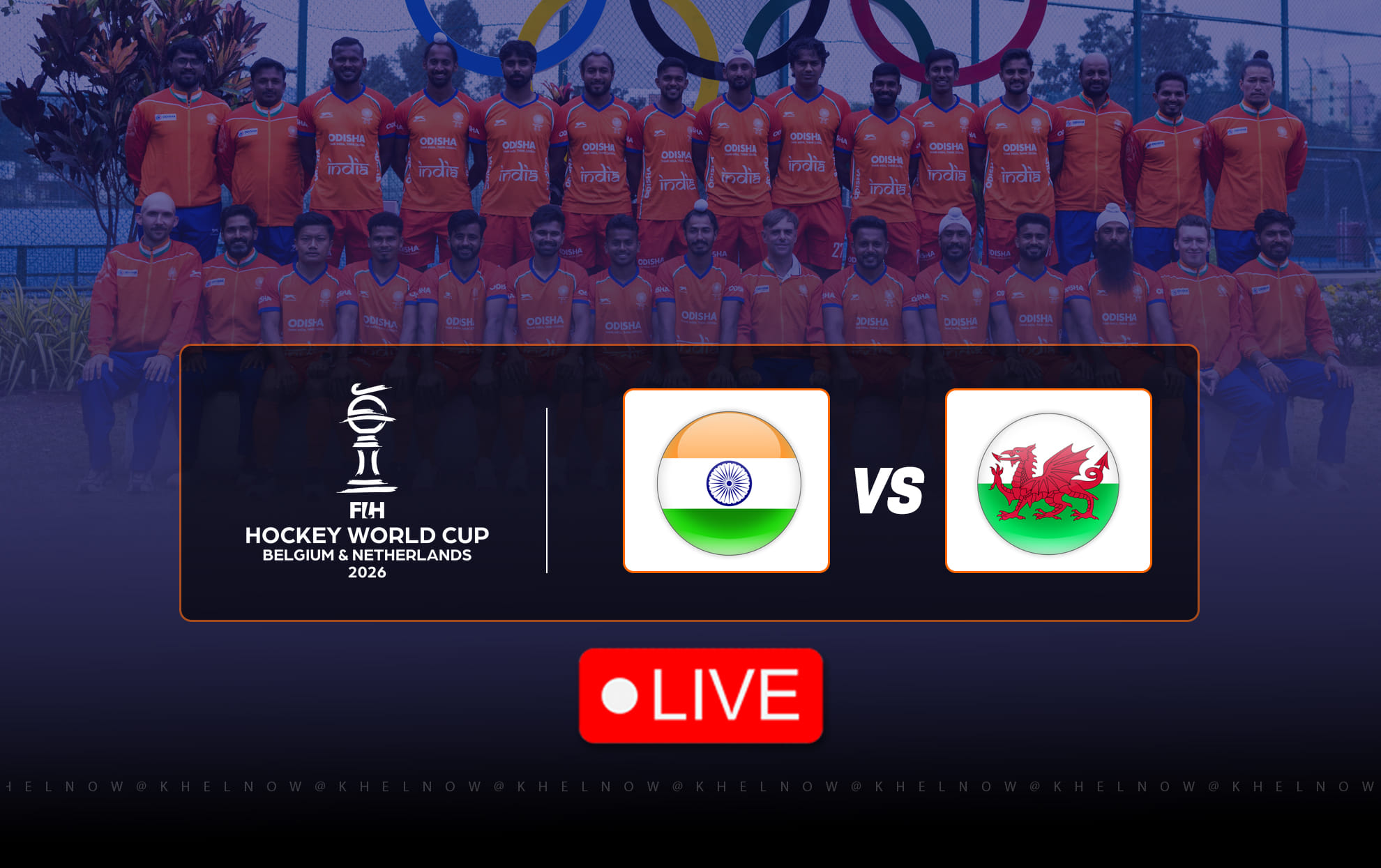 India vs Wales Live Updates, FIH Mens Hockey World Cup 2026