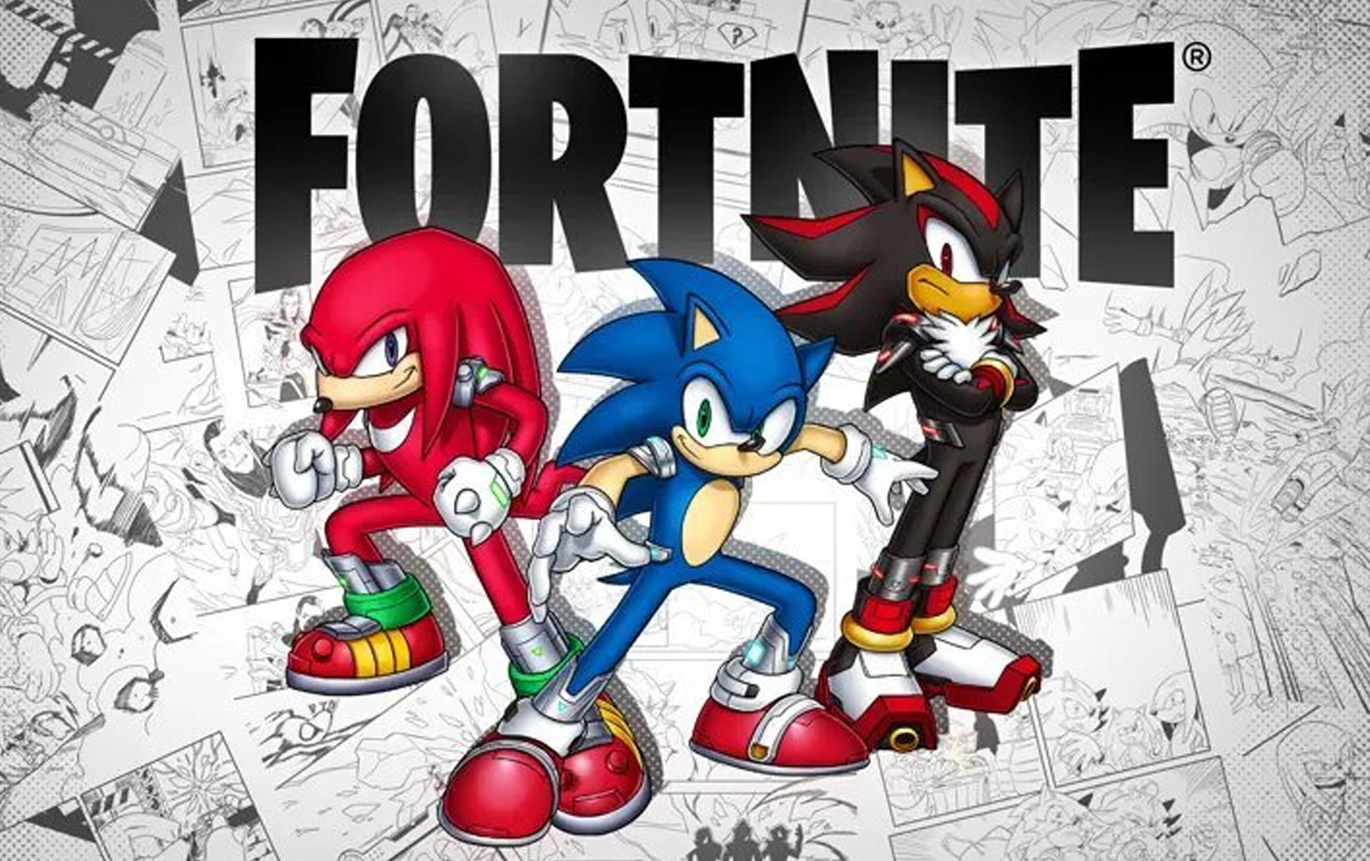 Fortnite Sonic Comic reveals four new skins ahead of Chapter 7 Season 4