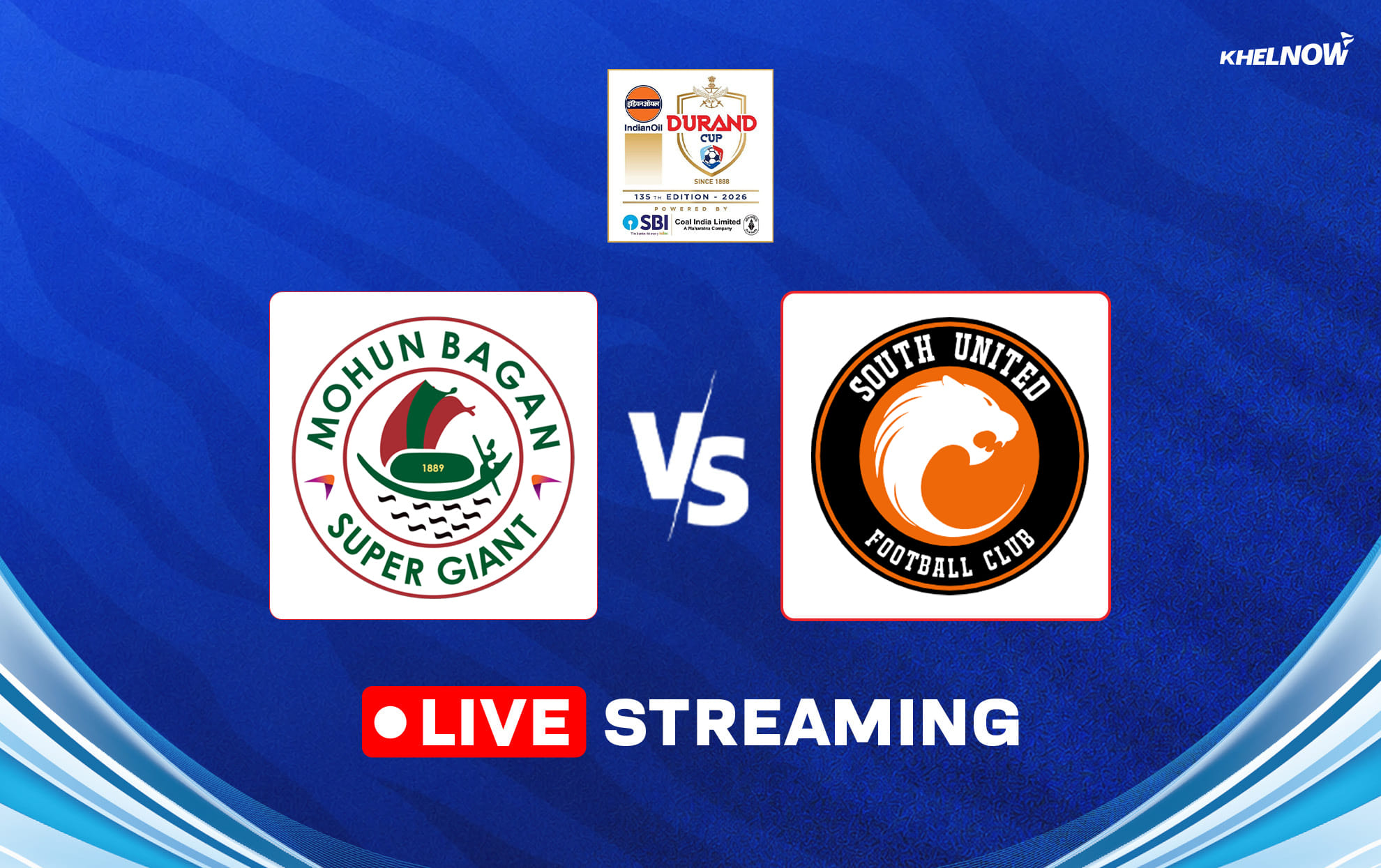 Mohun Bagan vs South United Live Streaming - When & where to watch live in Durand Cup 2026?