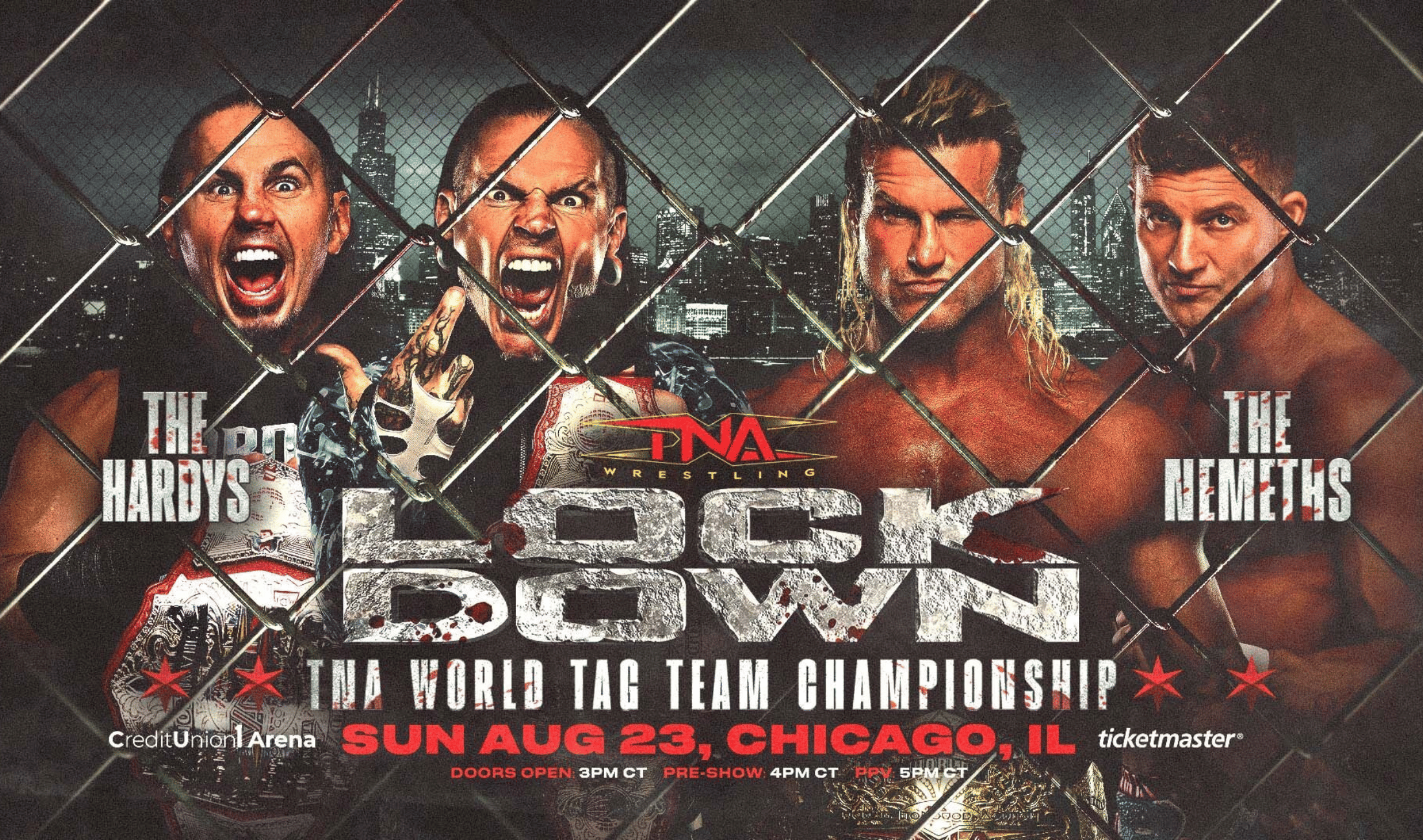 TNA Lockdown 2026 The Hardys vs The Nemeths
