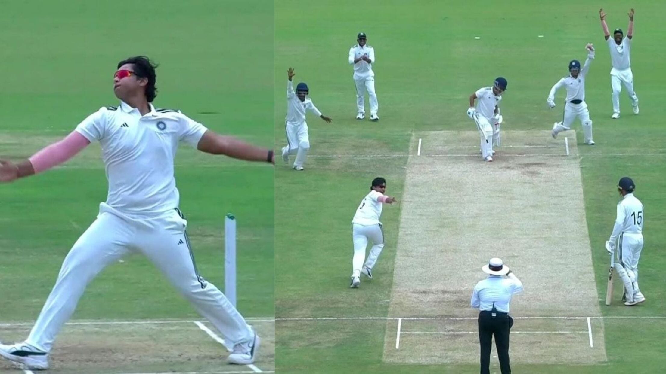 WATCH: Vaibhav Sooryavanshi takes 2 big wickets in Duleep Trophy 2026-27