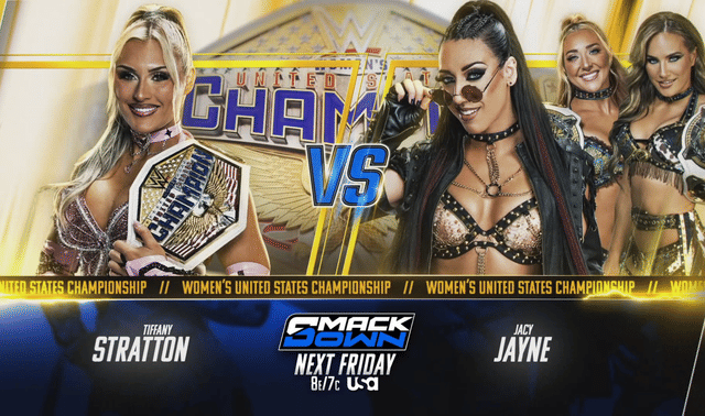 WWE SmackDown August 14, 2026 next week Tiffany Stratton vs Jacy Jayne