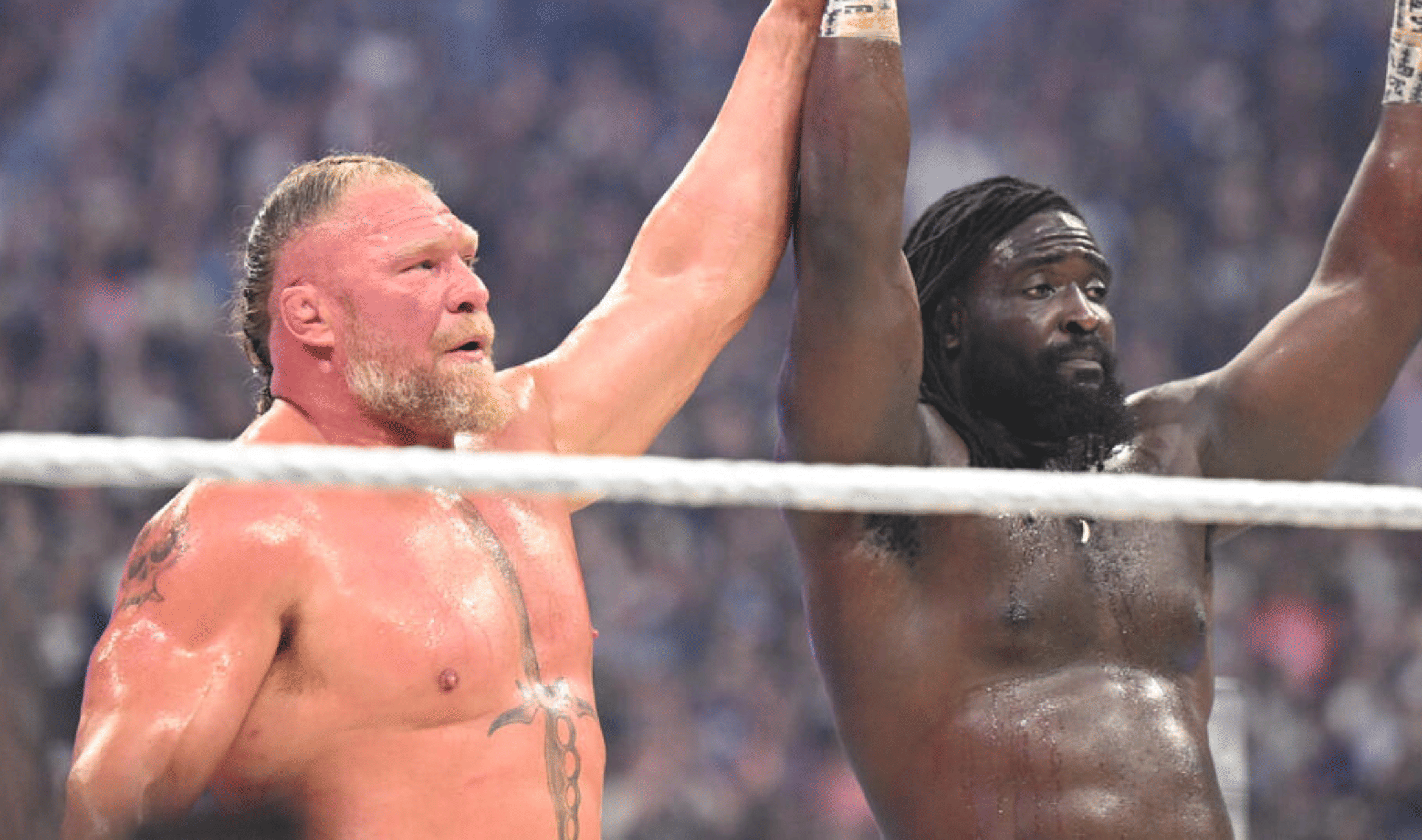 Oba Femi conquers Brock Lesnar; Randy Orton strikes; CM Punk defeats Cody Rhodes to retain — SummerSlam 2026 Night 1