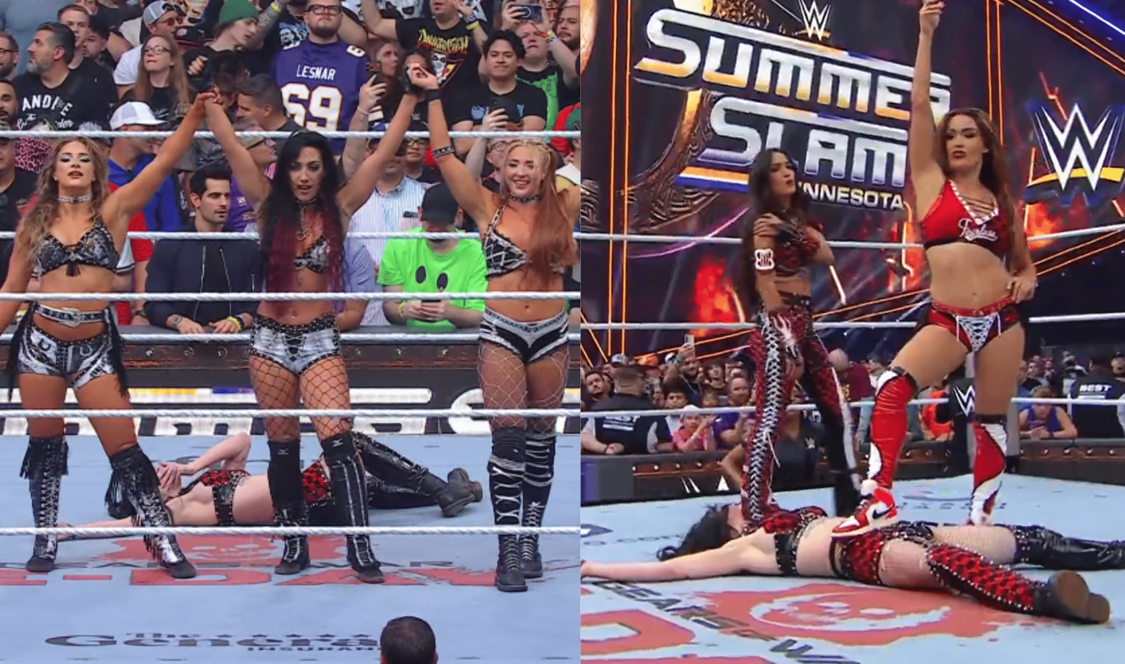 WWE SummerSlam 2026 Results: Fatal Influence win; The Bella Twins turn on Paige in brutal post-match beatdown