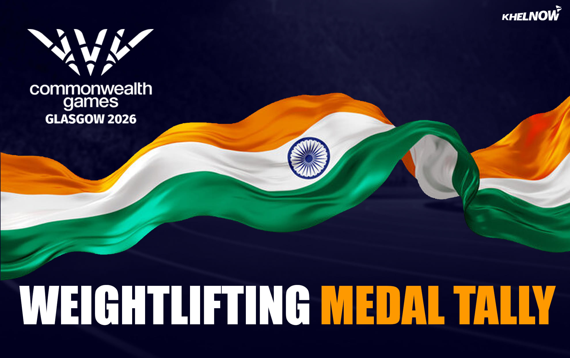Where do India rank in Weightlifting medal tally at Commonwealth Games 2026?