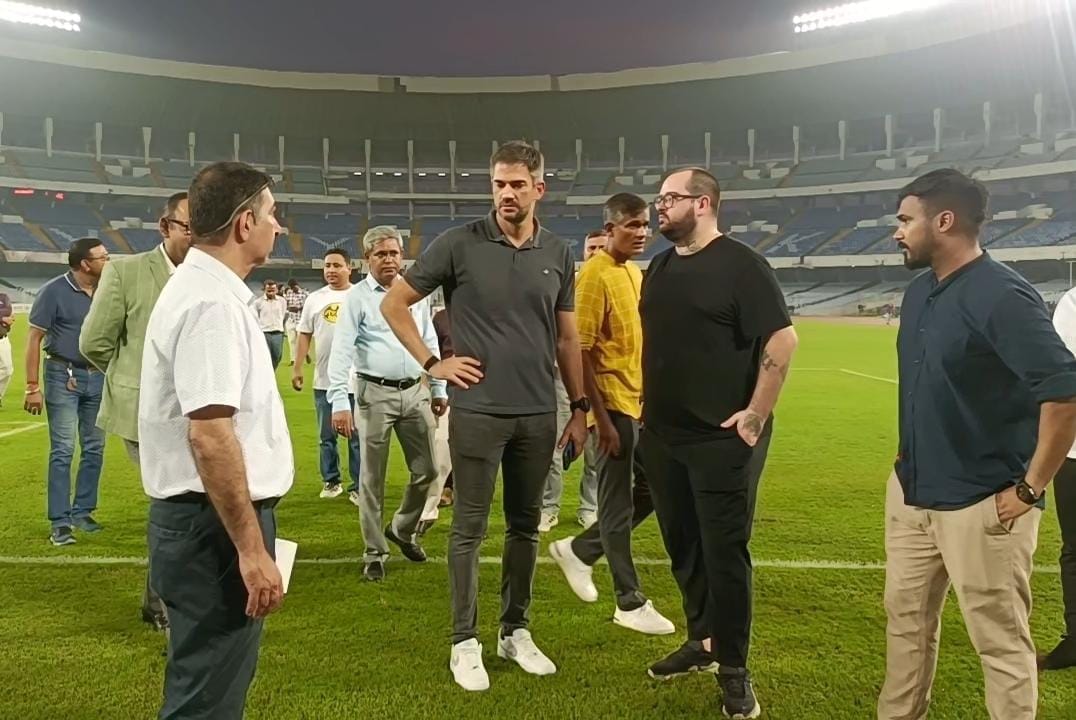 Five-member CBF delegation inspects Salt Lake Stadium ahead of India vs Brazil clash