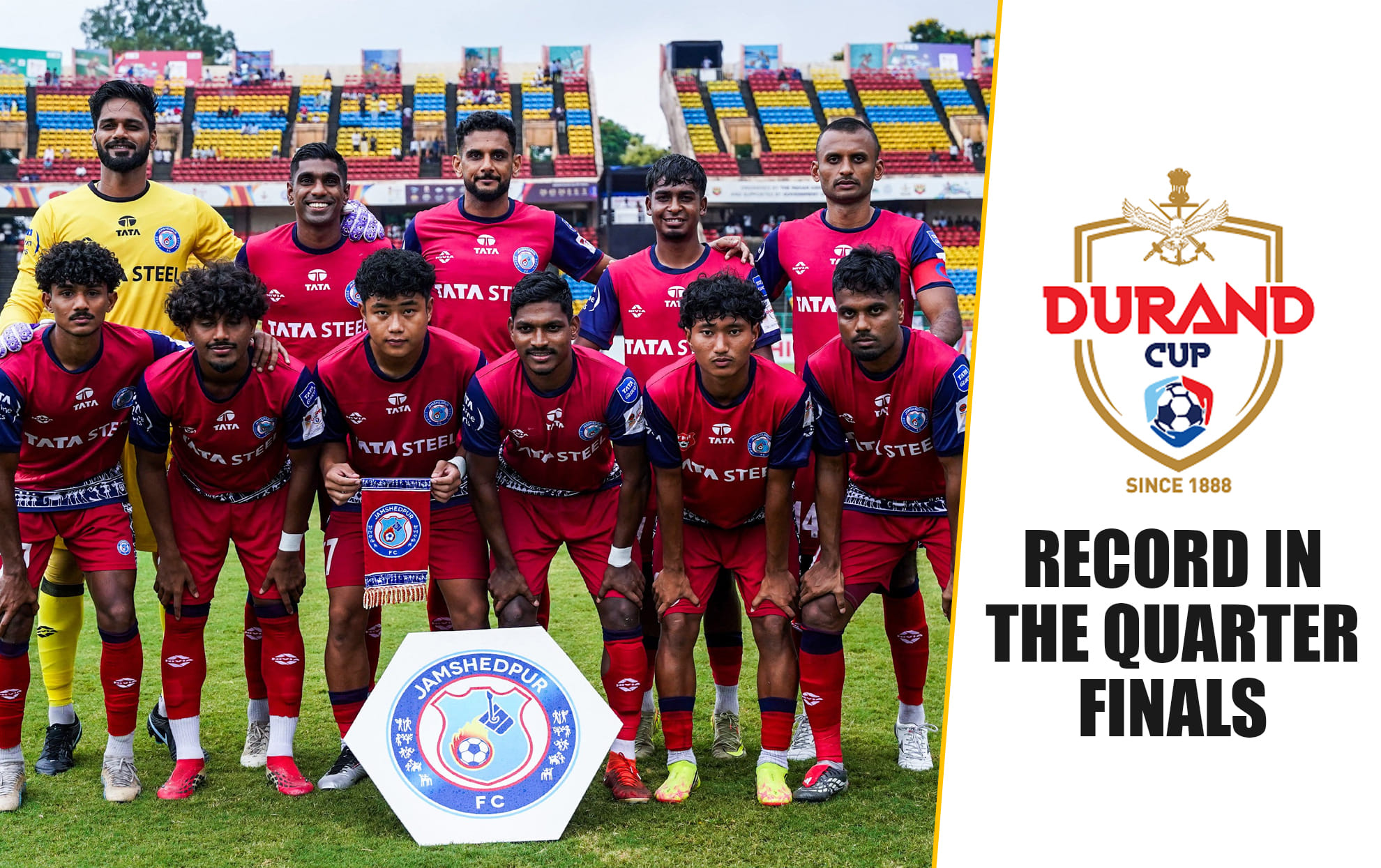 Jamshedpur FC's record in Durand Cup quarterfinals over years