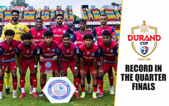 Jamshedpur FC's record in the Durand Cup quarter finals over years