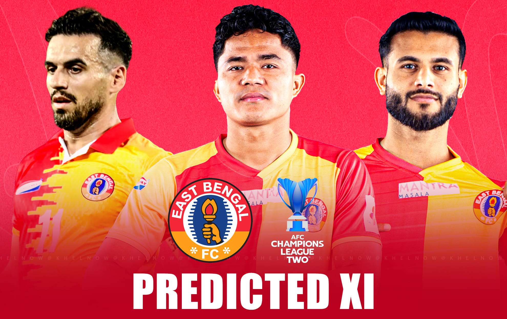 How can East Bengal FC line up against Al-Arabi SC in AFC Champions League Two Preliminary Stage?