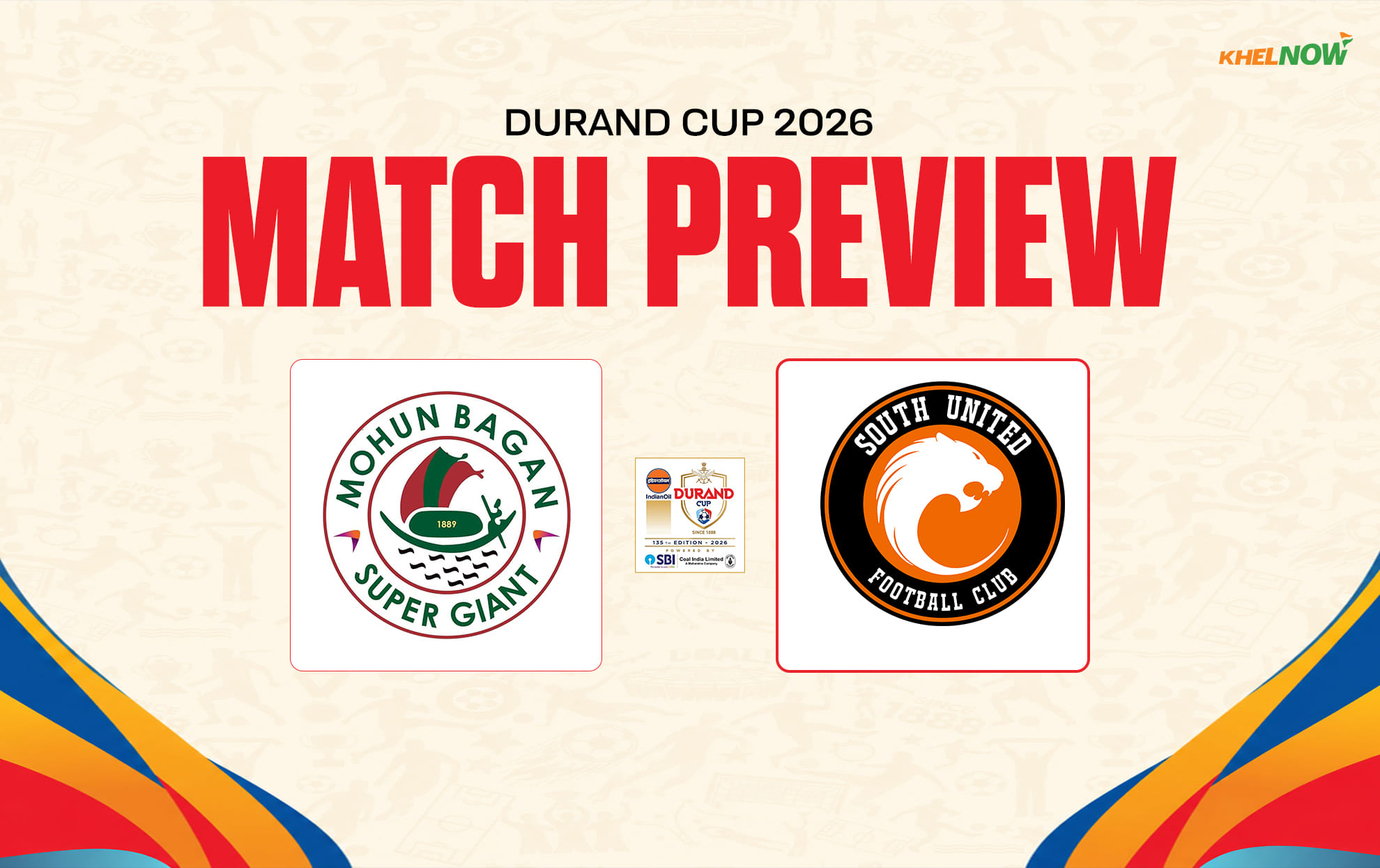 Mohun Bagan vs South United Preview - Team news, lineups & streaming details | Durand Cup 2026