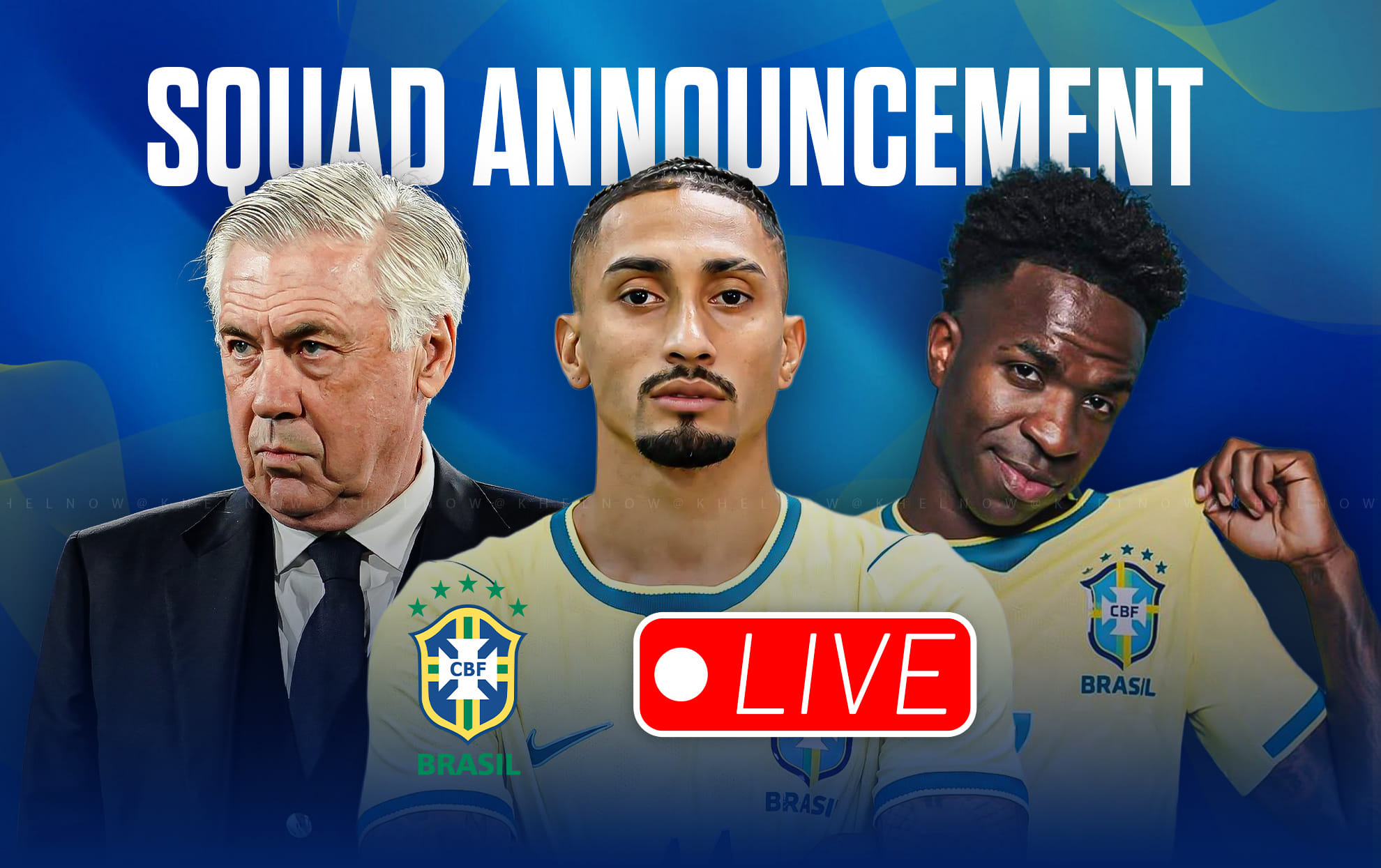 Brazil Squad Announcement LIVE: Carlo Ancelotti names squad for India & Australia friendlies