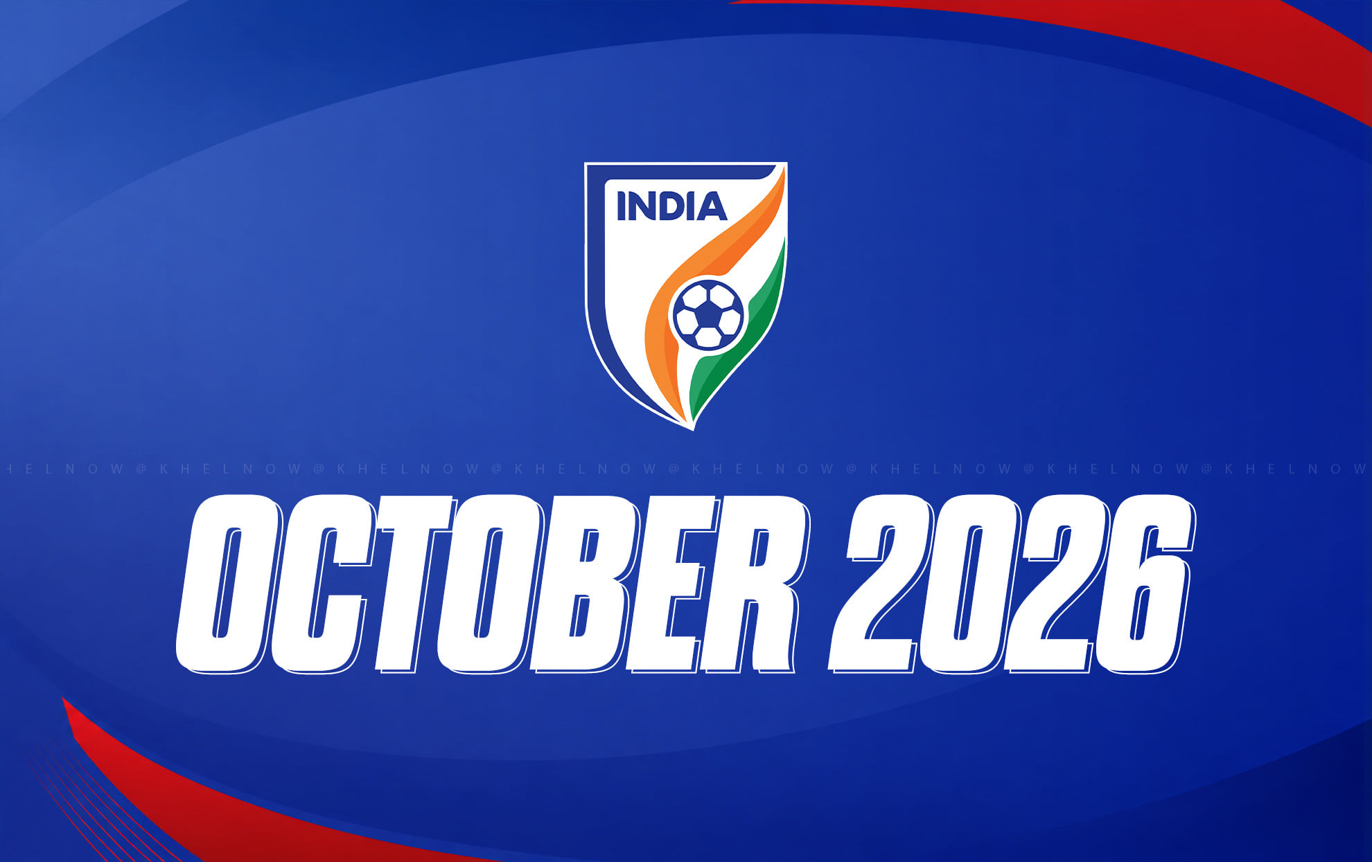 Indian football calendar for October 2026
