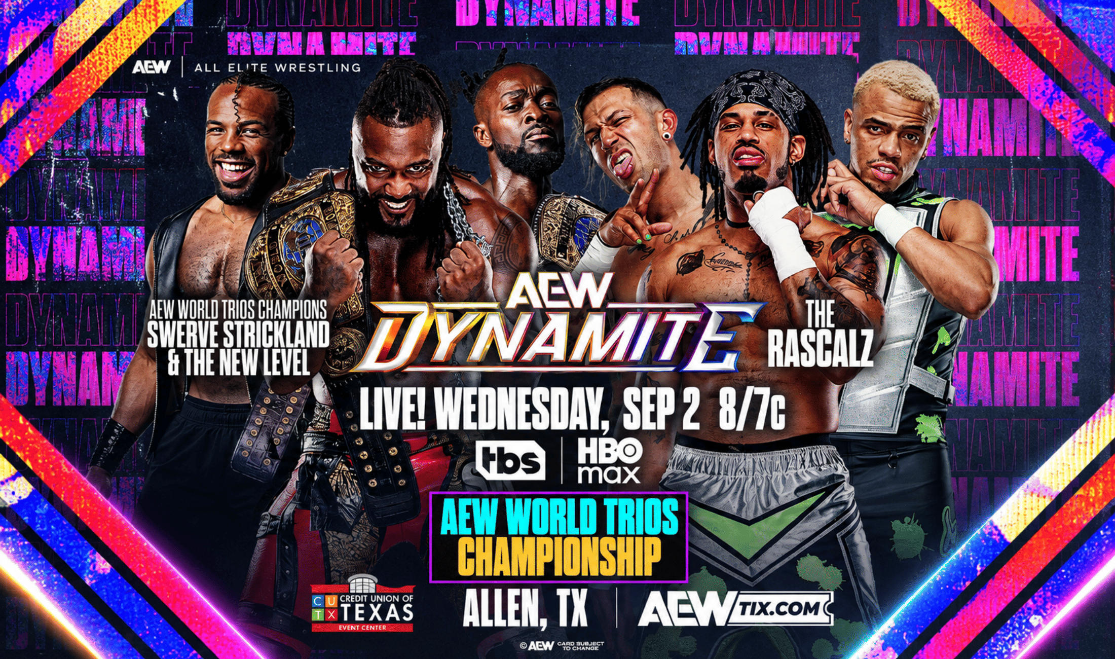 AEW Dynamite (September 2, 2026) – Preview, start time & where to watch