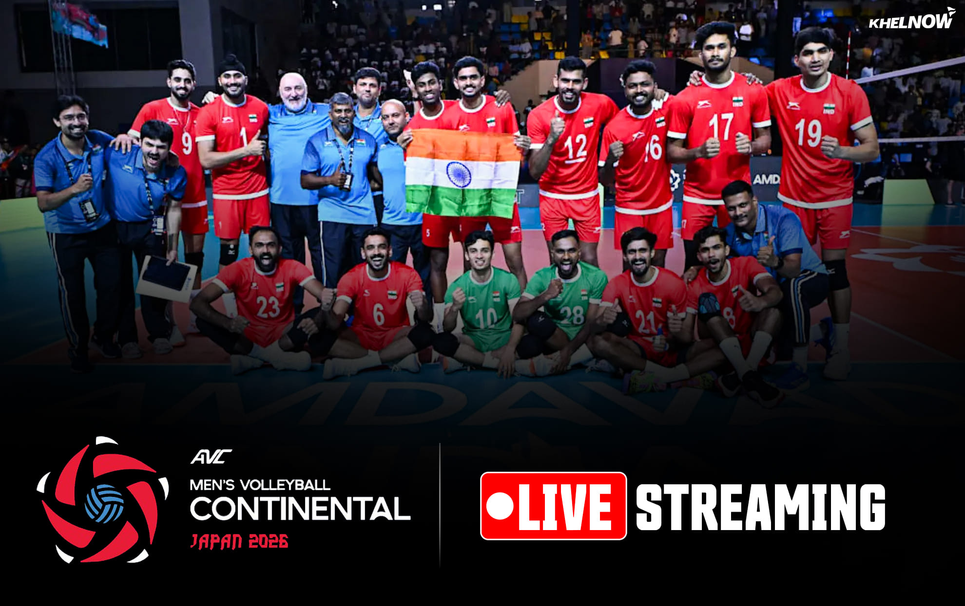 AVC Men's Volleyball Continental Championship 2026: Live streaming, TV channel, where and how to watch