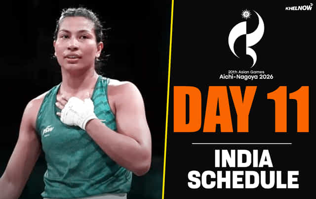 Asian Games 2026, Day 11, India Schedule