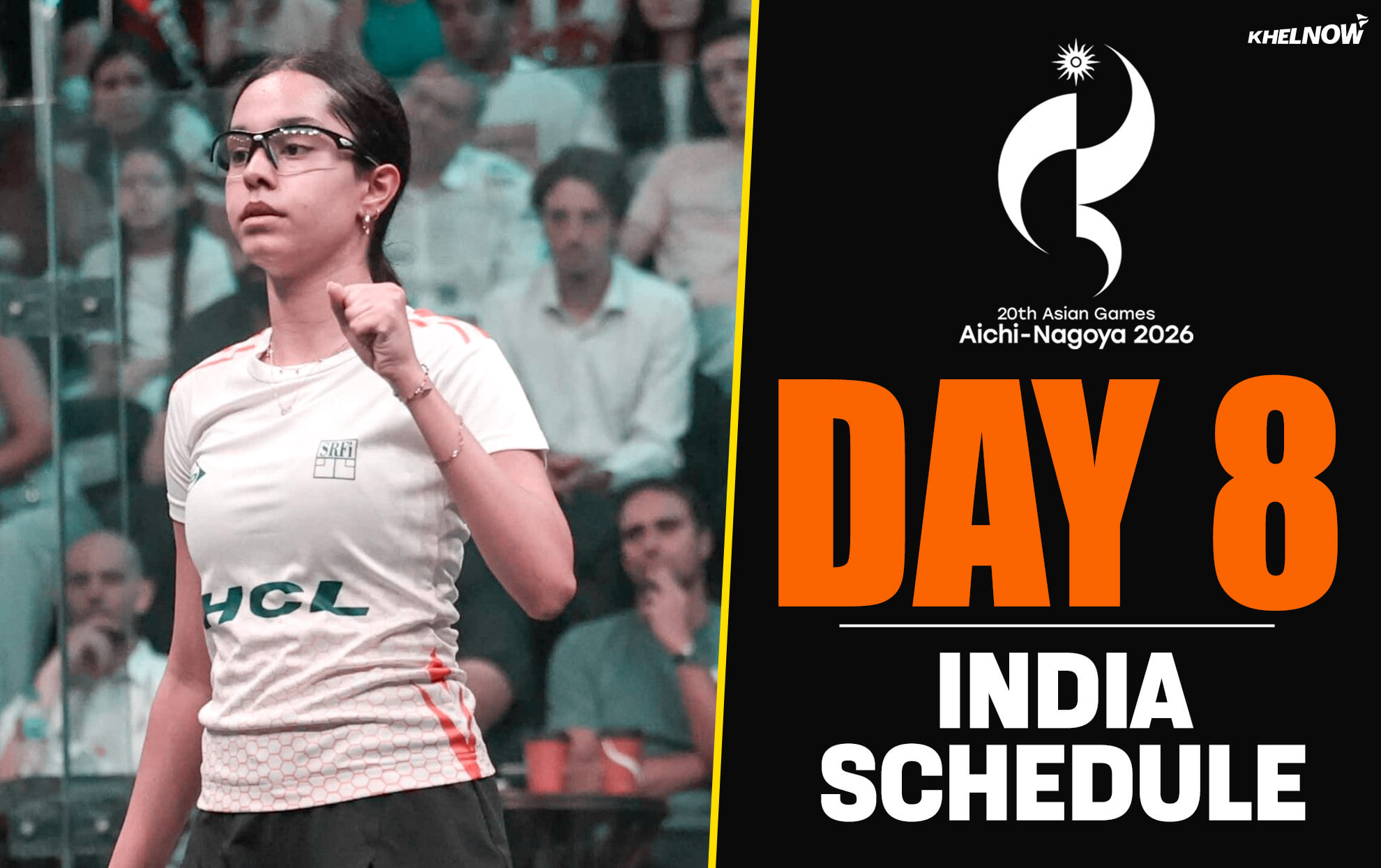 Asian Games 2026: India's updated schedule for Day 8 (September 27)