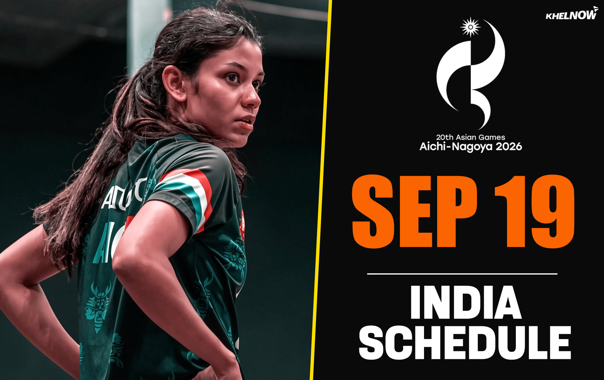 Asian Games 2026: India's updated schedule for September 19