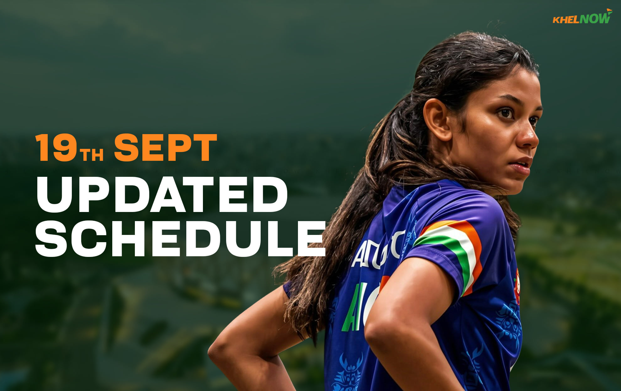 Asian Games 2026: India's updated schedule for September 19