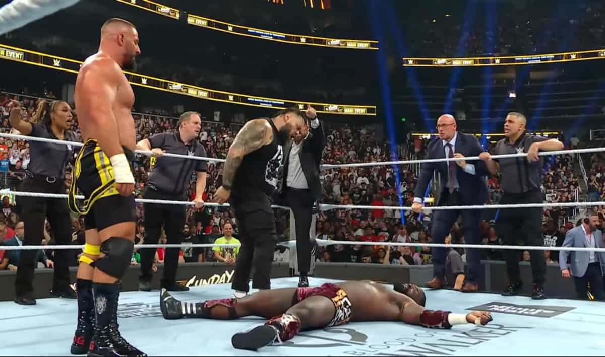 Bronson Reed returns as Oba Femi wins via DQ vs Bron Breakker at WWE Sunday Night’s Main Event