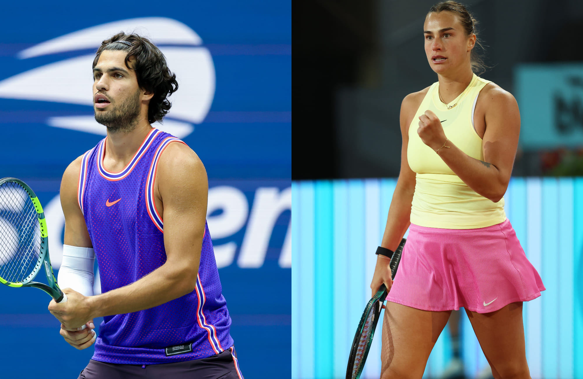 Carlos Alcaraz and Aryna Sabalenka light up US Open with funny 'hair' exchange