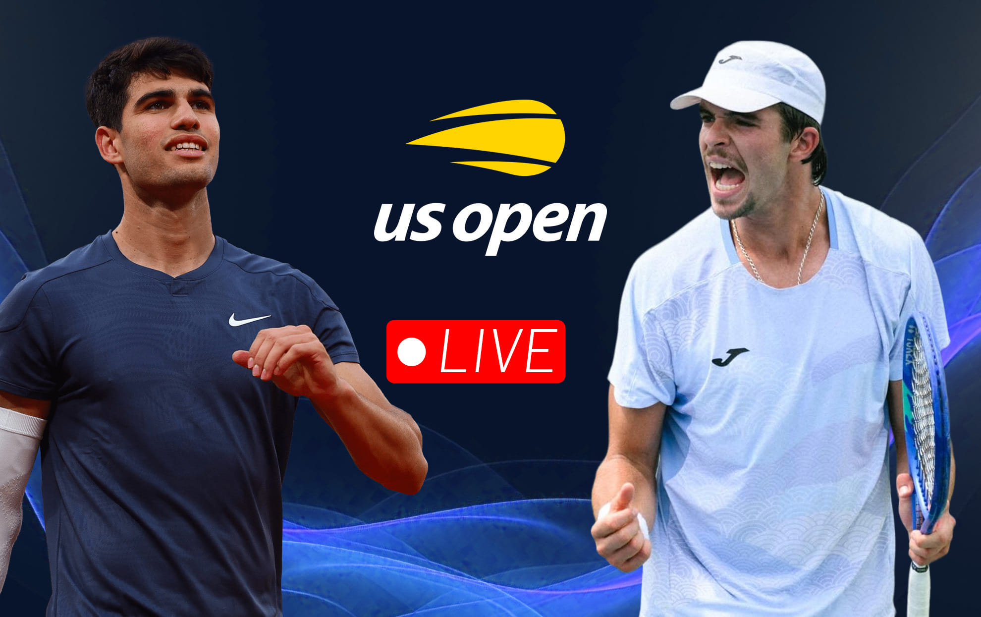 Carlos Alcaraz vs Jaime Faria live streaming, TV channel, where & how to watch: US Open 2026